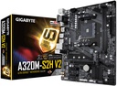 GIGABYTE GA-A320M-S2H V2, socket AM4 moederbord