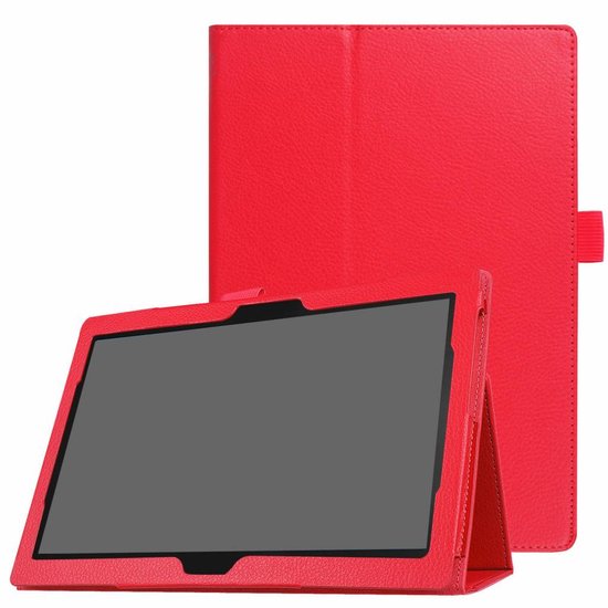 Lenovo Tab E10 (TB-X104f) flip hoes - Rood