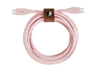 Belkin Duratek Plus USB-C to USB-C kabel 1.2m Roze