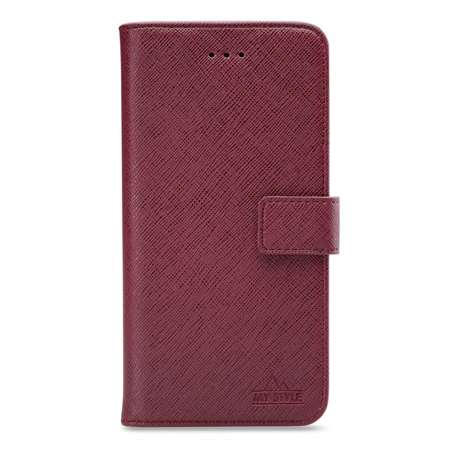 My Style Flex Wallet for Samsung Galaxy A6 2018 Bordeaux