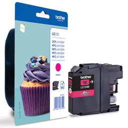 [LC123M] Brother Ink Cartridge LC-123M Magenta 600 pages